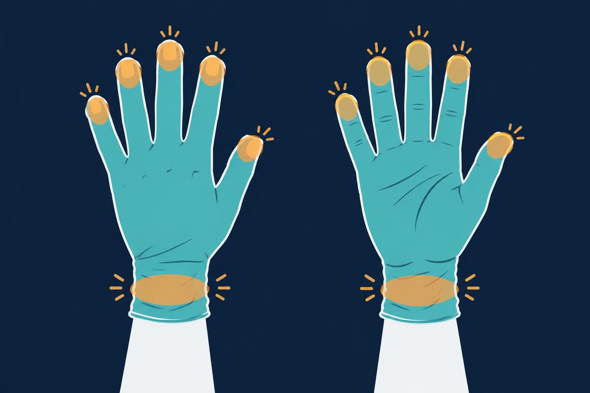 Minimalist medical diagram of Contact dermatitis